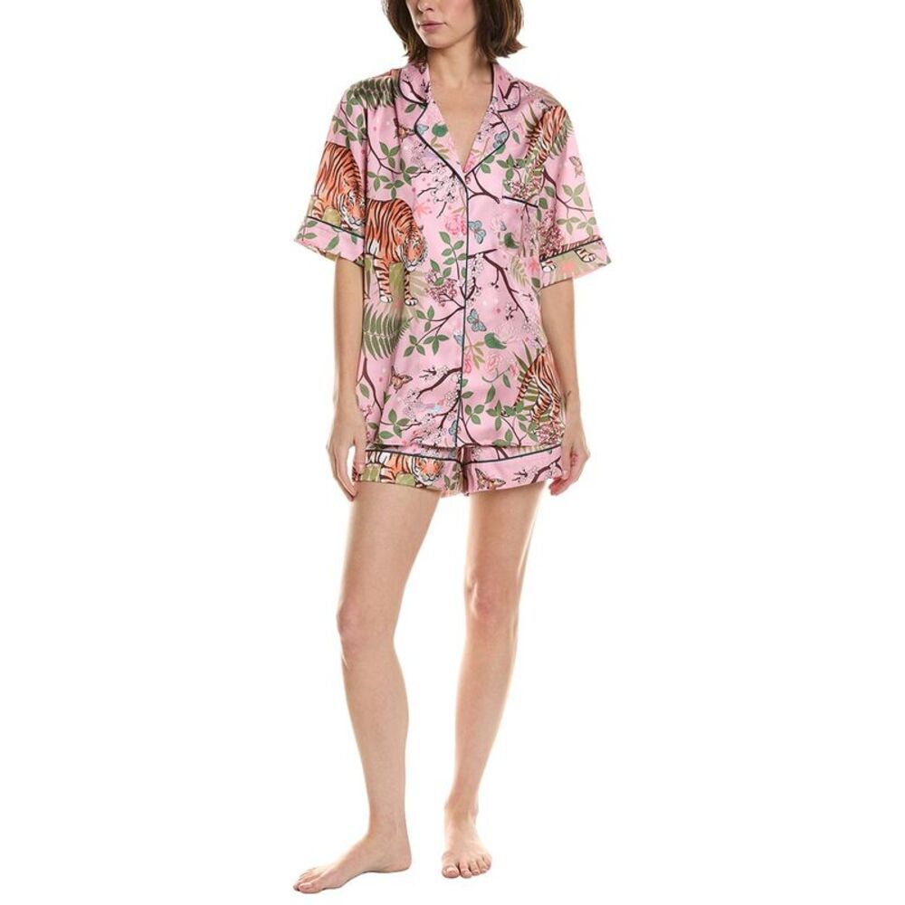 Karen Mabon Womens 2Pc Print Pajama Set